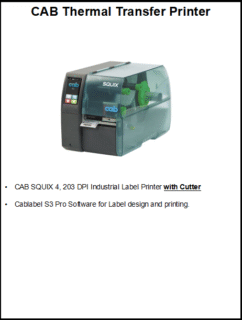 CAB thermal